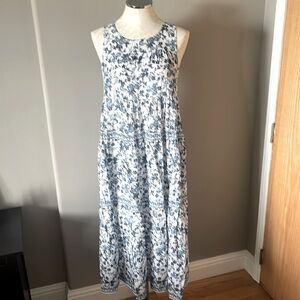 Max Studio Sleeveless Printed Tiered Dress